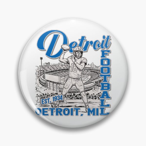 Item preview, Detroit Football Retro Vintage QB Stadium designed and sold by AdlynCainion19.