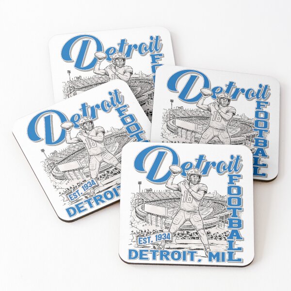 Item preview, Detroit Football Retro Vintage QB Stadium designed and sold by AdlynCainion19.