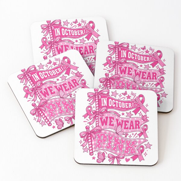 Item preview, In October We Wear Pink Breast Cancer Awareness designed and sold by larbimalki.