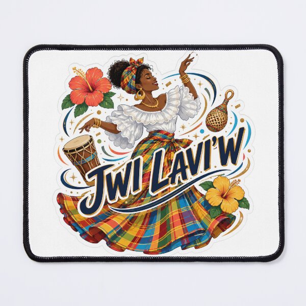 Item preview, JWI LAVI’W — Enjoy Your Life in Saint Lucian Kwéyòl designed and sold by CaribChroma.