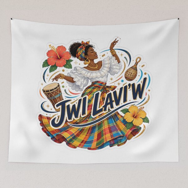Item preview, JWI LAVI’W — Disfrute de su vida en Santa Lucía Kwéyòl designed and sold by CaribChroma.