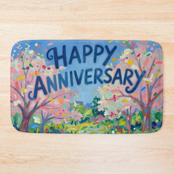 Item preview, Happy Anniversary – Romantic Spring Garden Love designed and sold by Nomad-Maynard.