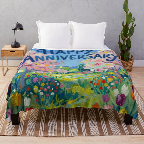 Item preview, Happy Anniversary – Romantic Spring Garden Love designed and sold by Nomad-Maynard.