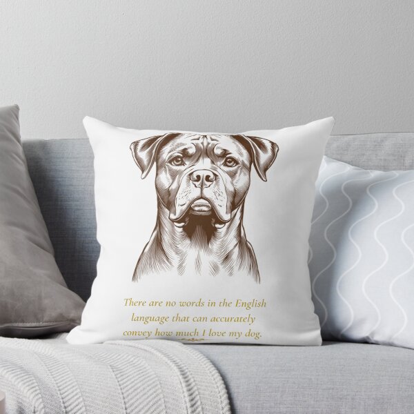 Item preview, Vintage Etched Boxador Portrait Quote Print designed and sold by WaggingTailsCo.