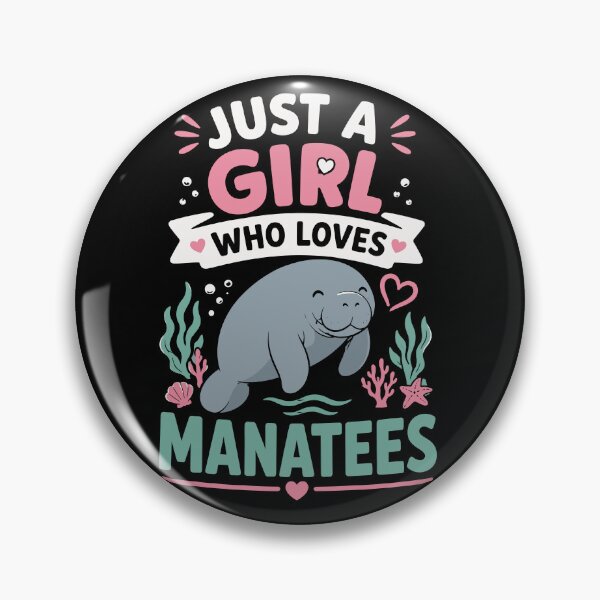 Item preview, Just A Girl Who Loves Manatees Cute Manatee Lover designed and sold by mraihan.