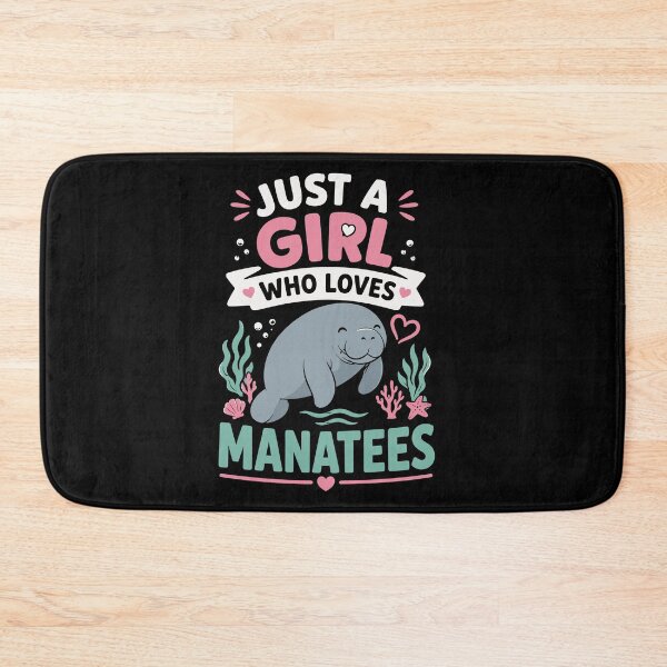 Item preview, Just A Girl Who Loves Manatees Cute Manatee Lover designed and sold by mraihan.
