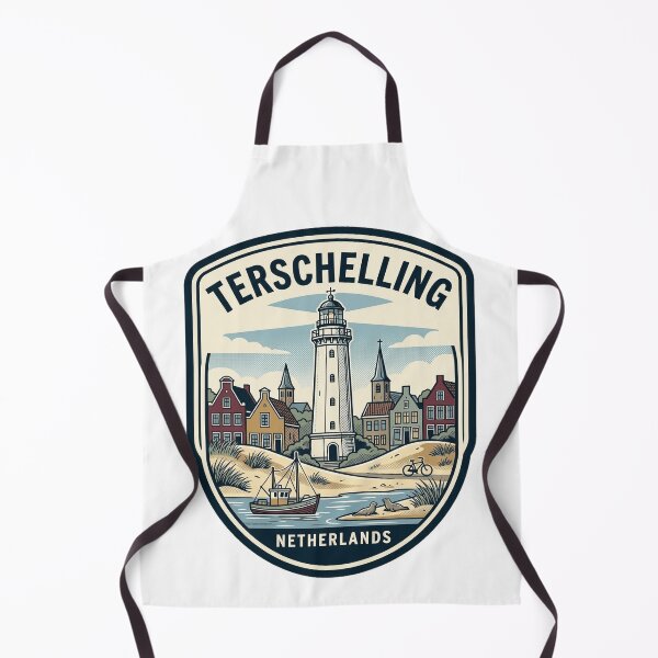 Item preview, Terschelling Netherlands Coastal Lighthouse Travel Badge Style designed and sold by k3rstman1.