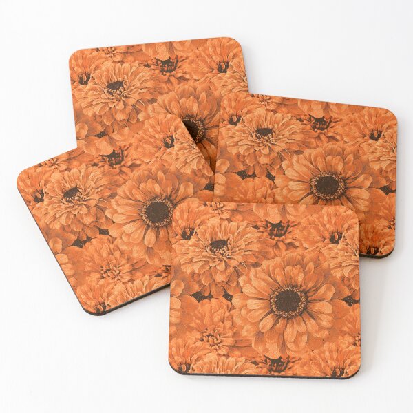 Item preview, Ornamental Zinnia Print - Flower Floral Pattern - Gifts For Dad designed and sold by RoyalStarsPatts.