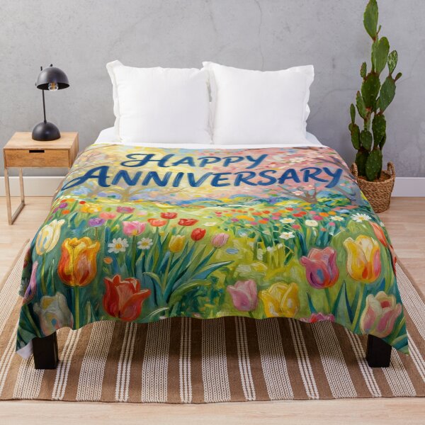 Item preview, Happy Anniversary – Romantic Spring Garden Love designed and sold by Nomad-Maynard.