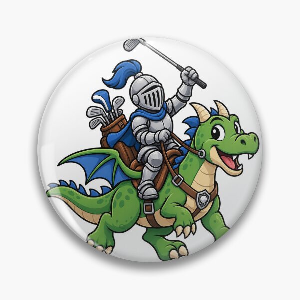 Item preview, Knight Golfing on a Dragon designed and sold by blizzard77.