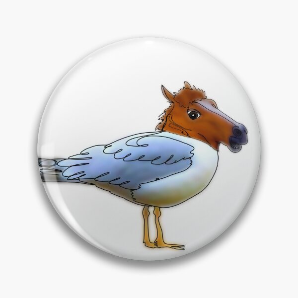Item preview, Sally the Seagull Wearing a horse Hat  - animalzinhats  designed and sold by Ashley’sAnimalz.