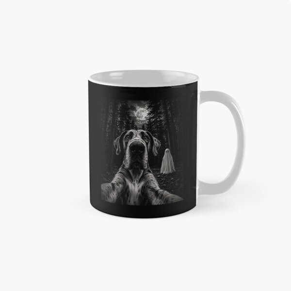Item preview, Spooky Great Dane Selfie with Ghost designed and sold by CelidaBonde.