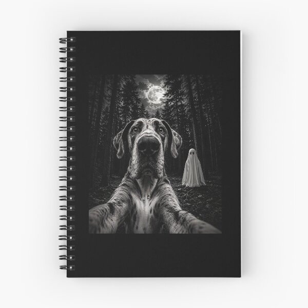 Item preview, Spooky Great Dane Selfie with Ghost designed and sold by CelidaBonde.
