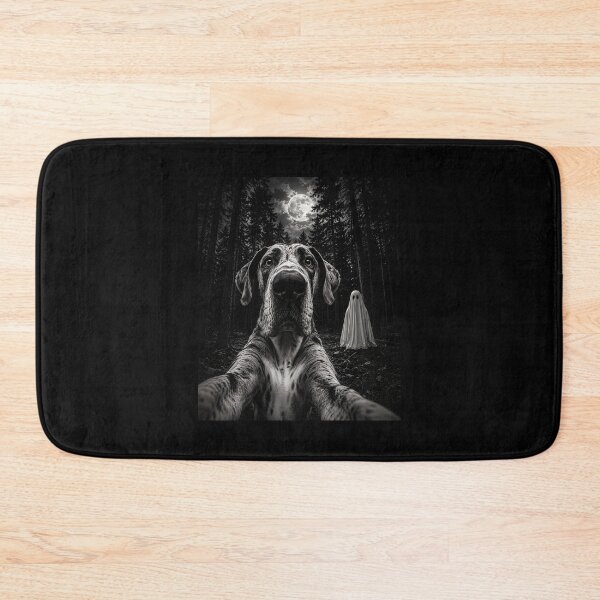 Item preview, Spooky Great Dane Selfie with Ghost designed and sold by CelidaBonde.