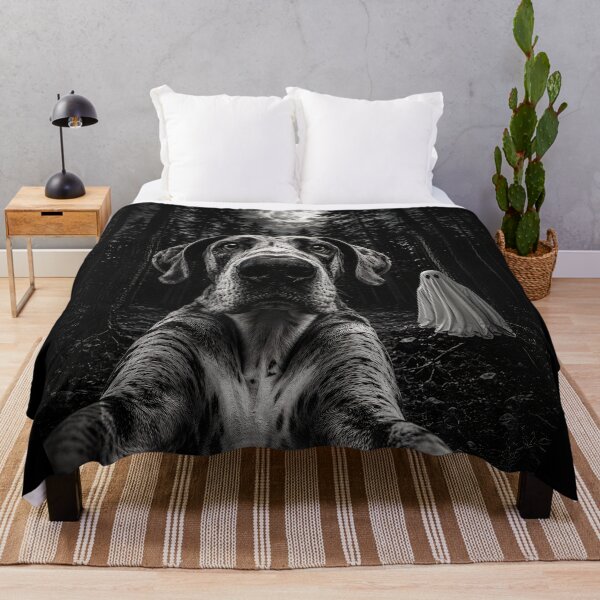 Item preview, Spooky Great Dane Selfie with Ghost designed and sold by CelidaBonde.
