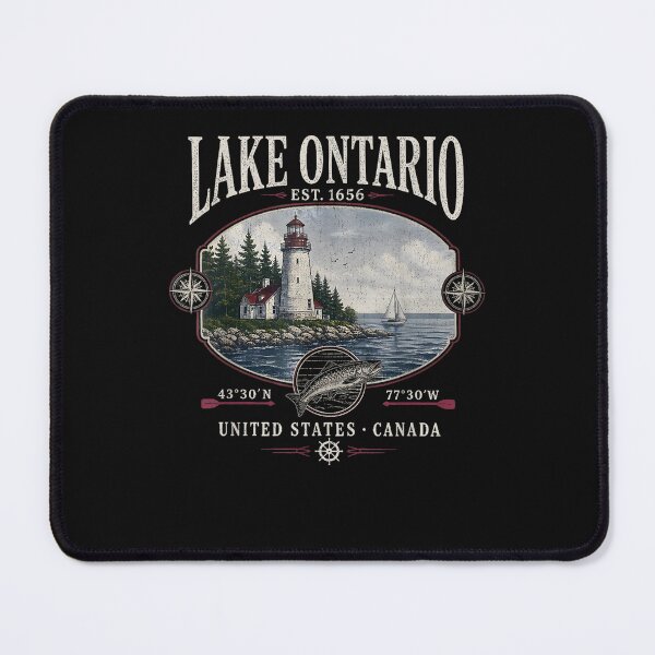 Artikelvorschau, Lake Ontario Retro 90er Jahre See Amerikanisch für Männer und Frauen entworfen und verkauft von ArtByimamS.
