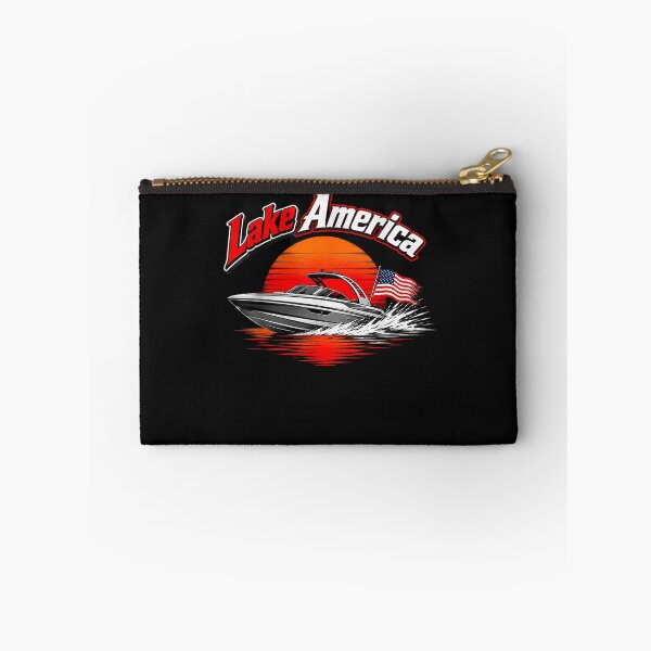 Item preview, Lake America Speedboat Sunset Patriotic Lake Life  designed and sold by ArtByimamS.