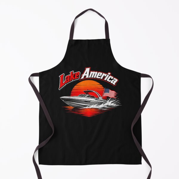 Item preview, Lake America Speedboat Sunset Patriotic Lake Life  designed and sold by ArtByimamS.