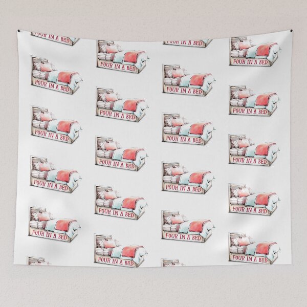 Item preview, Four In A Bed (on White) designed and sold by PawsitiveMum3.
