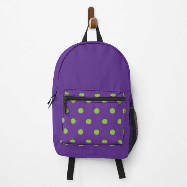 Item preview, Y2K Lime Green & Purple Polka Dot Pattern | Retro 2000s Funky Aesthetic designed and sold by BrontesWhimsyStore.