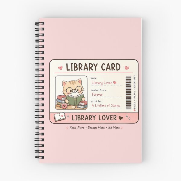 Item preview, Library Lover Cute Reading Bookworm Library Card Design designed and sold by Sanika arts .