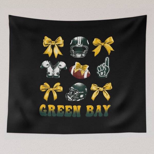 Item preview, Football Fanatic Green Bay Style Bows designed and sold by Johnni49.
