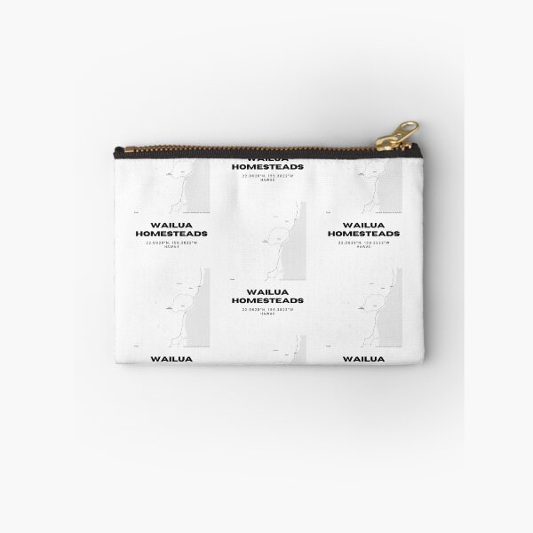Item preview, Wailua Homesteads Kauai Map | Minimalist Hawaii Location Design designed and sold by RM-Journey.