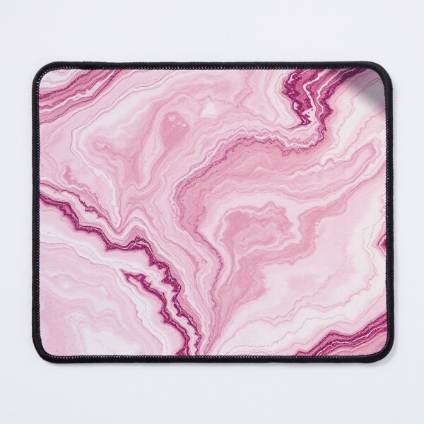 Item preview, Pink White Layered Agate Marble designed and sold by IntelliMindDesigns.