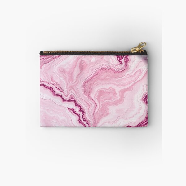 Item preview, Pink White Layered Agate Marble designed and sold by IntelliMindDesigns.