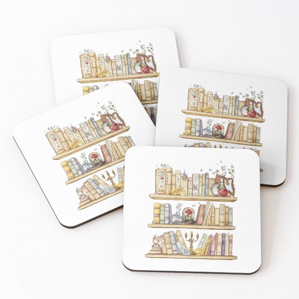 Item preview, Whimsical Bookshelf Watercolor Art designed and sold by vanniBradrick.