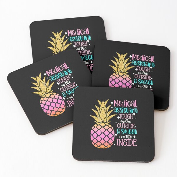 Item preview, Medical Assistant Pineapple Tough Outside Sweet Inside designed and sold by MakhiFriedman.