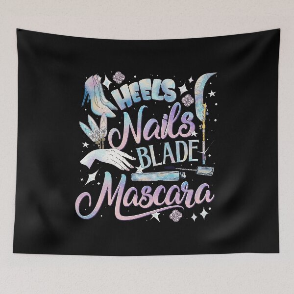 Item preview, Heels Nails Blade Mascara Vintage Aesthetic Tee designed and sold by Dauterman03.