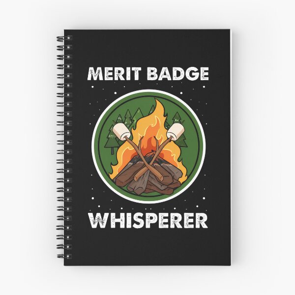 Item preview, Merit Badge Whisperer Campfire Marshmallow Roasting designed and sold by MakhiFriedman.
