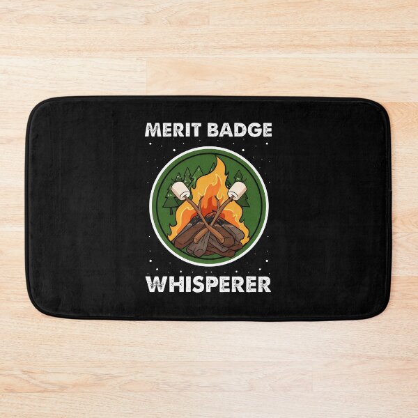 Item preview, Merit Badge Whisperer Campfire Marshmallow Roasting designed and sold by MakhiFriedman.
