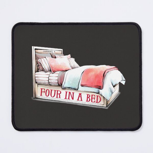 Item preview, Four In A Bed (on Dk. Grey) designed and sold by PawsitiveMum3.