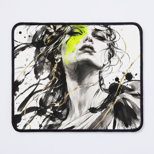 Item preview, Greek Gods Reimagined – Modern Sumi-e Ink & Gold Mythology Art designed and sold by アミヤジャ.