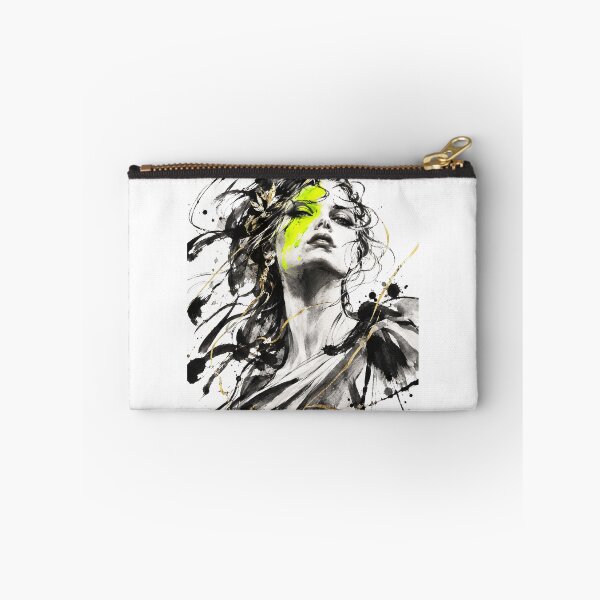 Item preview, Greek Gods Reimagined – Modern Sumi-e Ink & Gold Mythology Art designed and sold by アミヤジャ.