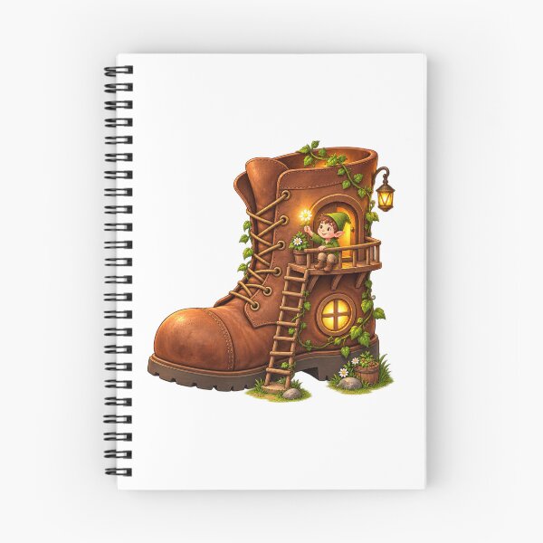 Item preview, Cute Fairy House in Giant Boot Enchanted Cottage Fantasy designed and sold by MrDev.