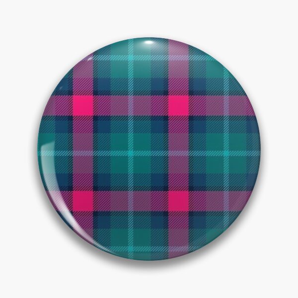 Item preview, Y2K Hot Pink and Teal Plaid Pattern | Retro 2000s Tartan Check Aesthetic designed and sold by BrontesWhimsyStore.