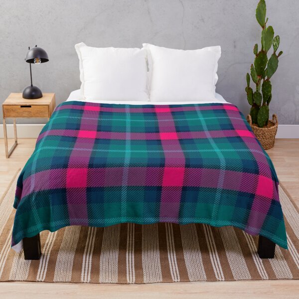 Item preview, Y2K Hot Pink and Teal Plaid Pattern | Retro 2000s Tartan Check Aesthetic designed and sold by BrontesWhimsyStore.