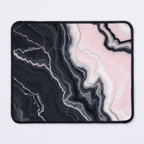 Item preview, Black Pink White Marble Swirl designed and sold by IntelliMindDesigns.