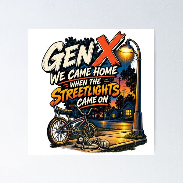 Item preview, GEN X: Raised Real, Stayed Real designed and sold by Whimspired By Paxx.
