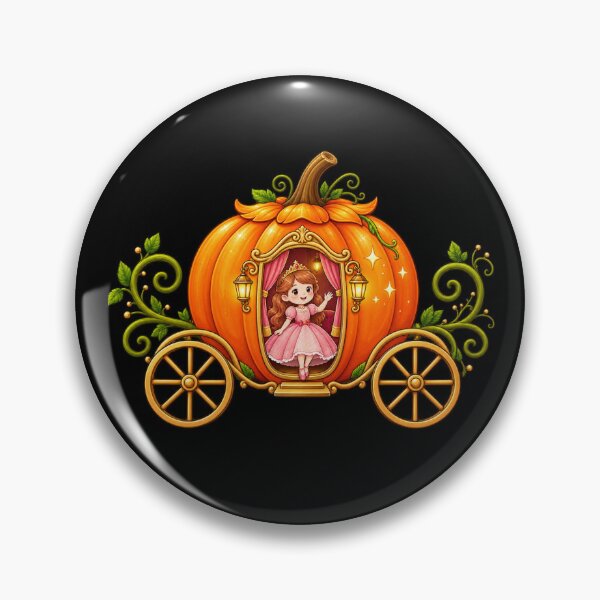 Item preview, Cute Pumpkin Carriage Princess Fairy Tale Fantasy Halloween designed and sold by MrDev.