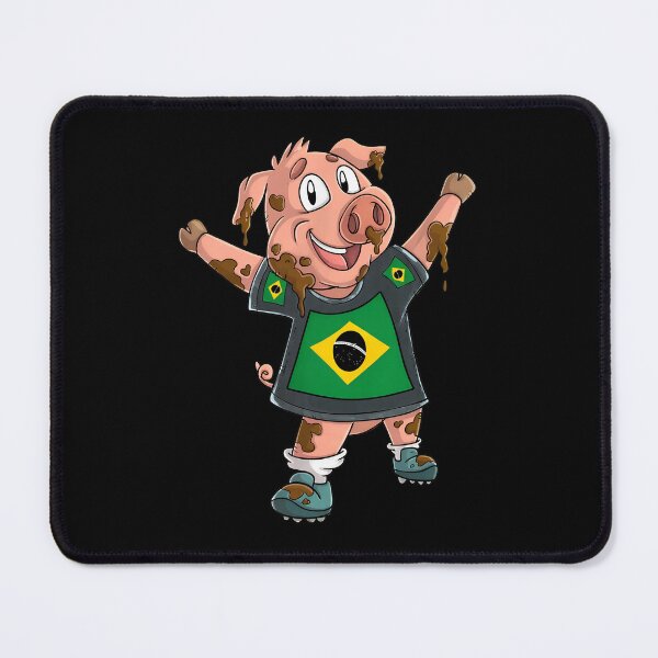 Item preview, Muddy Pig Brazilian Flag designed and sold by MakhiFriedman.