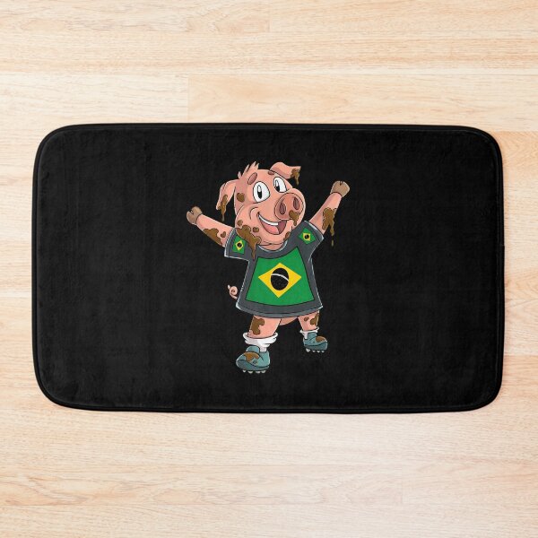 Item preview, Muddy Pig Brazilian Flag designed and sold by MakhiFriedman.