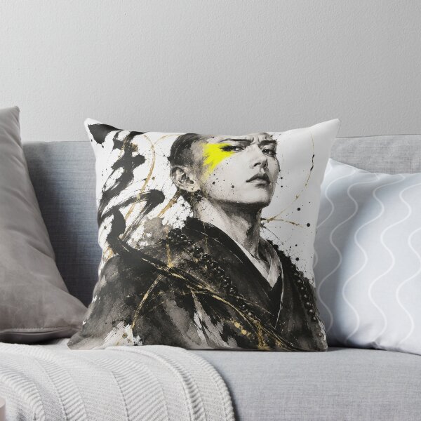 Item preview, Japanese Zen Monk Sumi-e Art – Luxury Ink & Gold Portrait designed and sold by アミヤジャ.