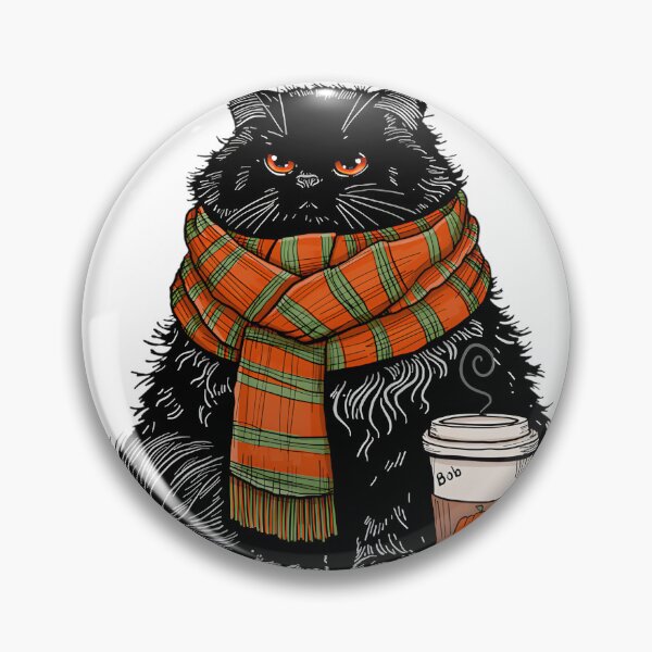 Item preview, Cozy Autumn Coffee Cat Vibes | ⭐⭐⭐⭐⭐ designed and sold by Yobconcept.