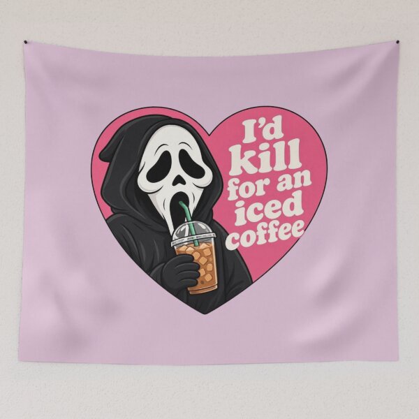 Item preview, I'd Kill For An Iced Coffee designed and sold by wingoo22.