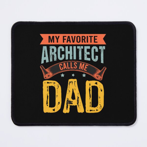 Item preview, My Favorite Architect Calls Me Dad Funny Fatherhood Gift designed and sold by MakhiFriedman.