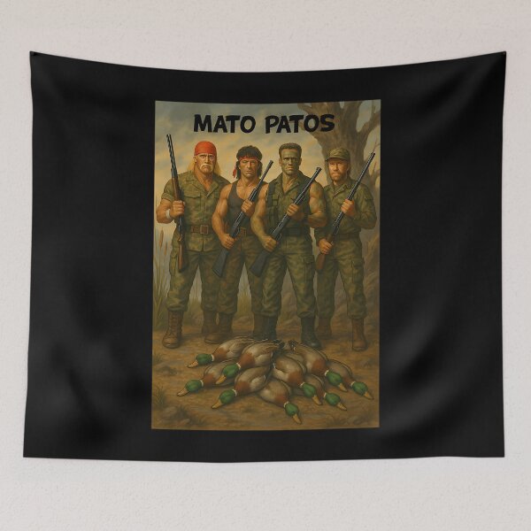 Item preview, 80'S Action Heroes Duck Hunting - Hogan Norris Rambo Arnold designed and sold by LeonieEpps.